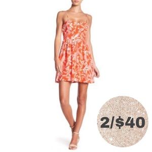 LOVE, FIRE NORDSTROM FLORAL SUMMER DRESS